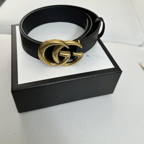 Gucci 2015 RE-EDITION WIDE LEATHER BELT - Picture 2 of 6